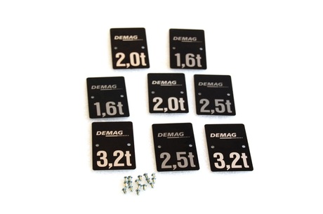 [LK51008506] DEMAG Plaque de charge  DC16/DK16 2/1  