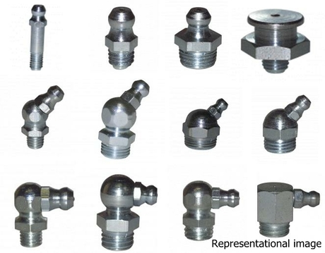 [LK51003475] DEMAG Flat grease nipple     G3/8  St  Zn