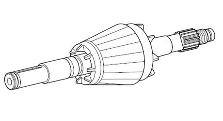 [LK51005970] DEMAG Rotor  16/ 6KF 8-2 INNENKEGWE