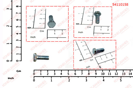 [LK51002280] DEMAG Hexagonal screw   M 6  X 16  8.8   A2F