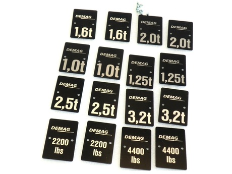 [LK51012168] DEMAG Kit plaque de charge  DK10 Ufl.2/1 