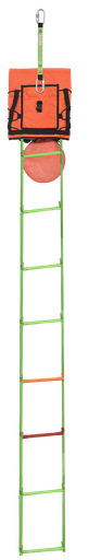 [LK7KRATOS-FA7002906] Échelle de sauvetage en sangle 6 m, avec système de sécurisation intégré