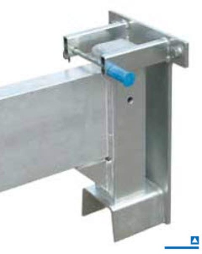 [LK7Schill-23002] Wandkonsole für SCHILLING Aluminium Portalkrane: Fahrbare Modelle, Bauhöhe "Klein, Mittel oder Hoch"