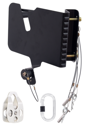 Tripod adaptation kit for retractable fall arrester with integrated winch Kratos