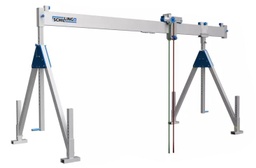Portique en aluminium SCHILLING 500 kg à 1.500 kg, modèle STATIONNAIRE